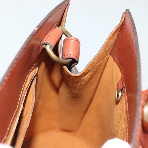 LOUIS VUITTON Epi Cluny Shoulder Bag Brown M52253 LV Auth BA4996 - Picture 12 of 16